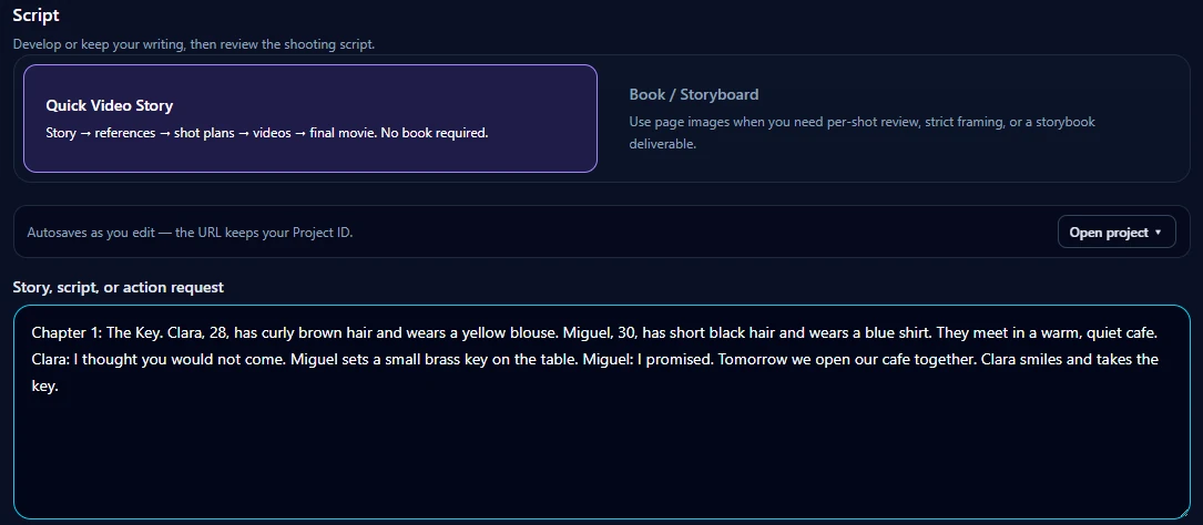Paste the next episode's script
