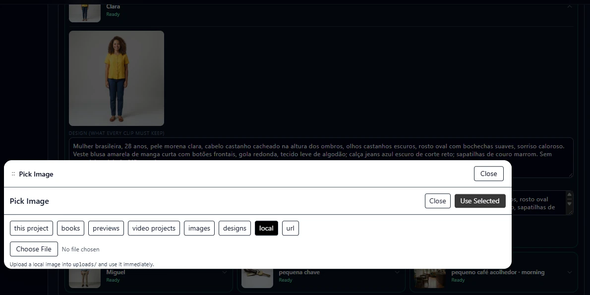 Optional: use your own picture